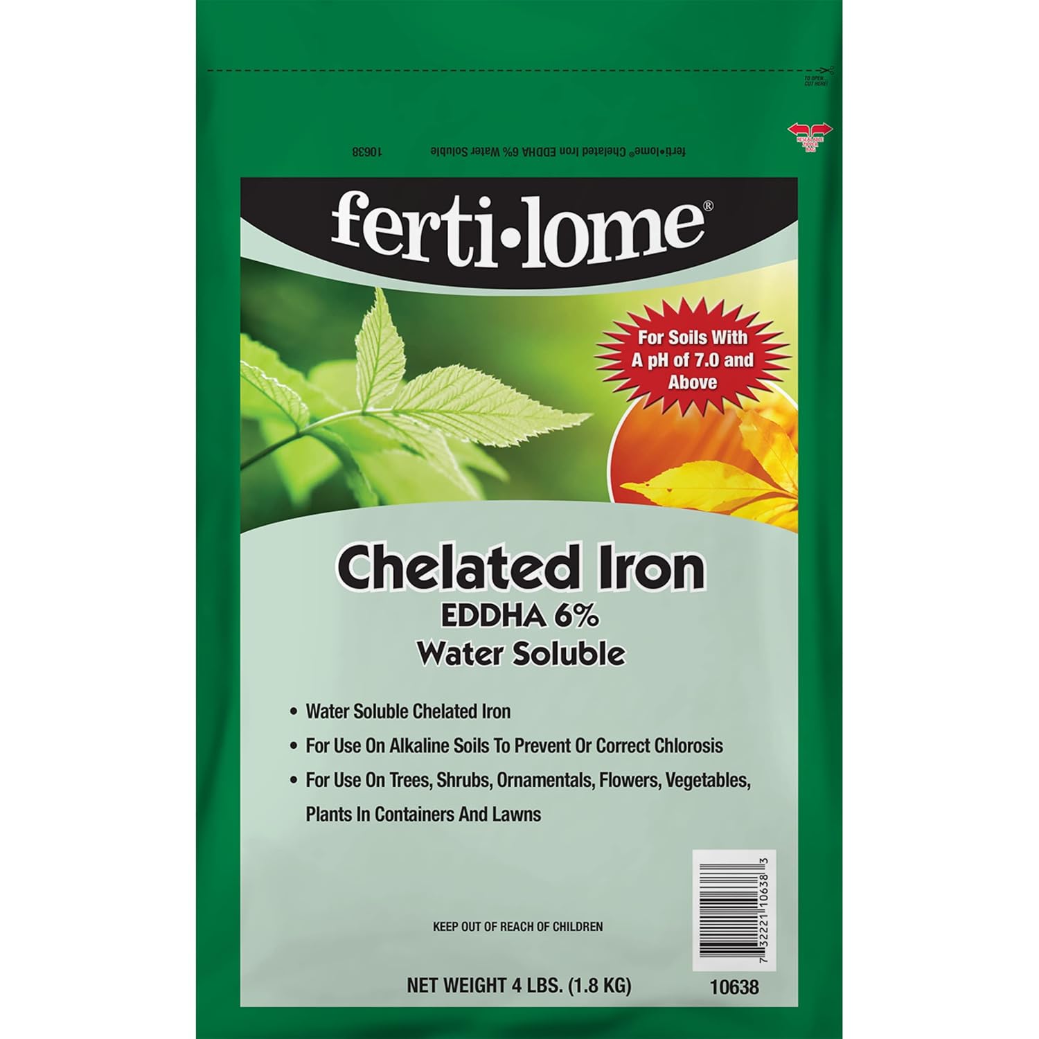 chelated iron for alkaline soil lawn
