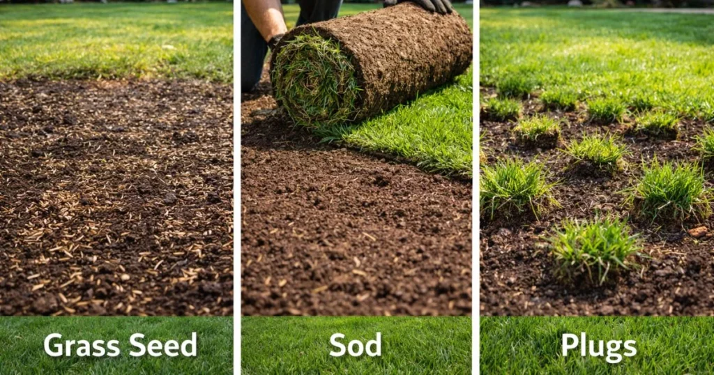 grass seed and patch repair methods
