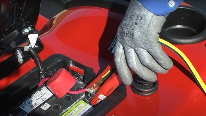 Jump-Start a Dead Lawn Mower Battery With Jumper Cables