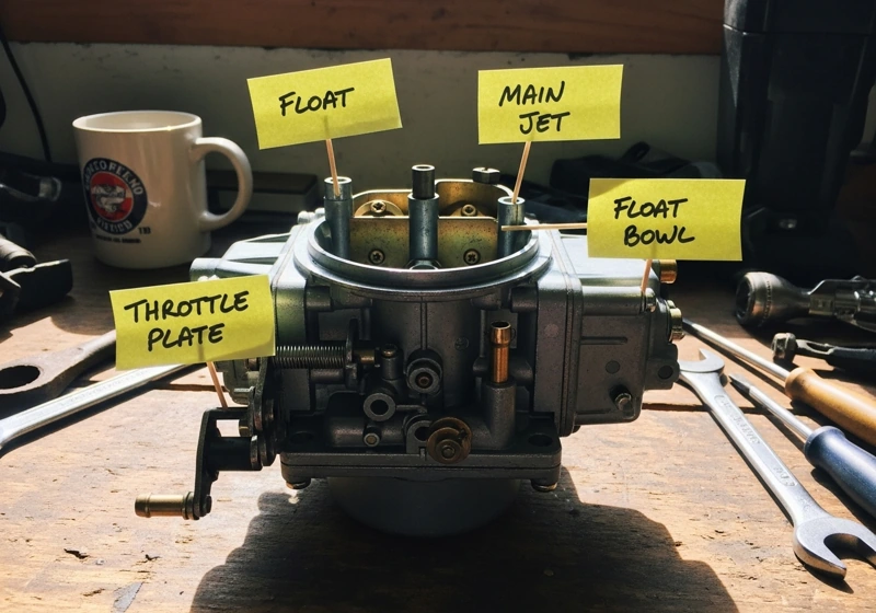 how to clean microscopic jets in small engine carburetor