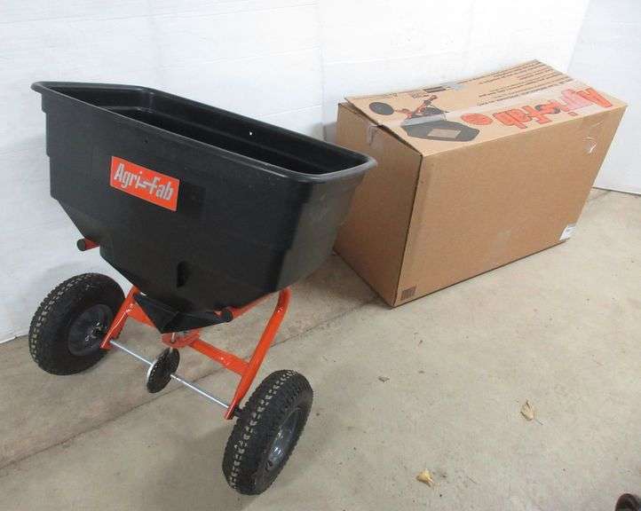 how to clean rust and fertilizer from broadcast spreader