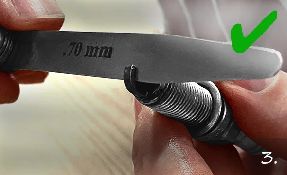 How to Gap a Lawn Mower Spark Plug with a Feeler Gauge
