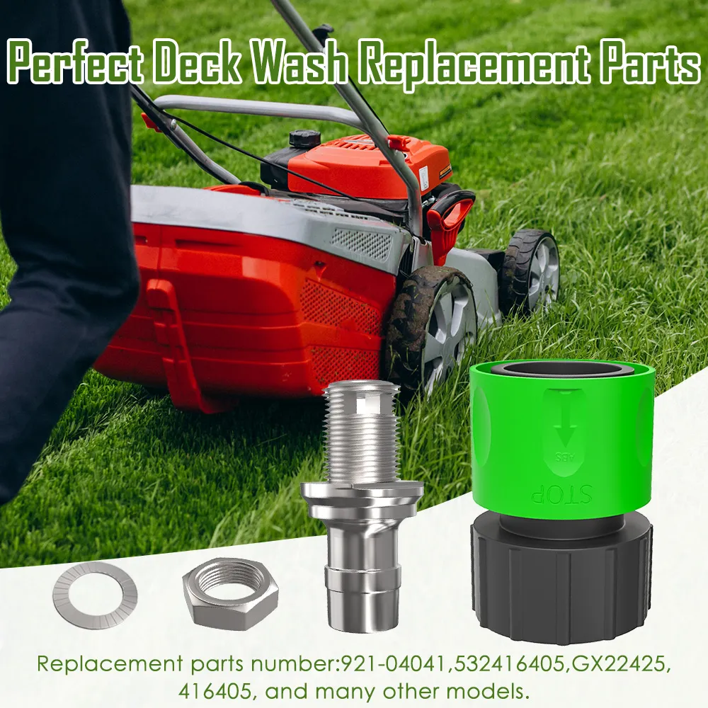 how to install deck wash port kit on stamped mower deck