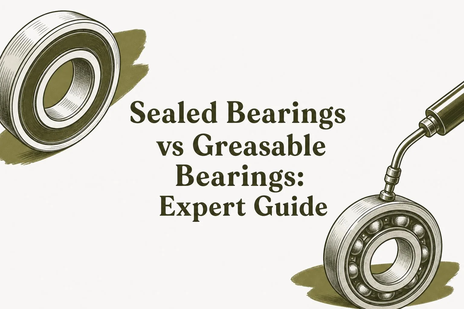 sealed vs greasable wheel bearings