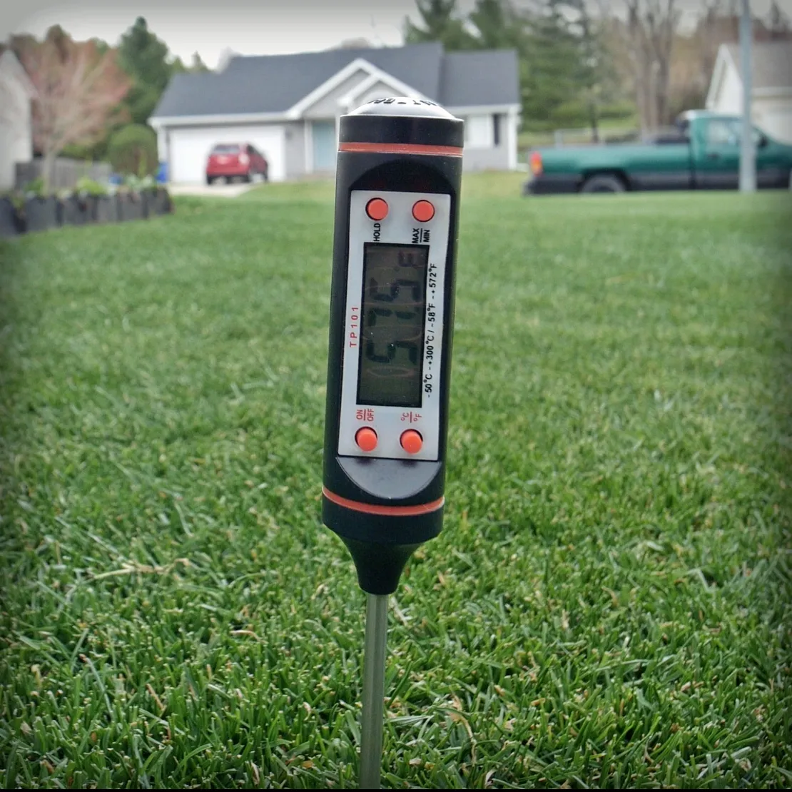 soil temperature for nematode application